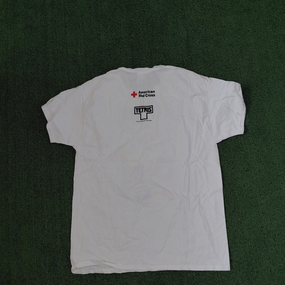 American Red Cross Tetris 40th Anniversary T Shirt Size Large - Picture 3 of 5
